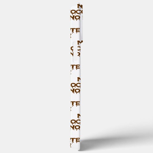 GEEN CHOCOLAAT GEEN LEVEN Case-Mate iPhone CASE (Achterkant / Rechts)