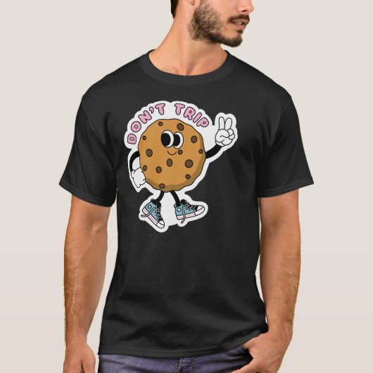 Geen chocolade chip ticker t-shirt (Voorkant)