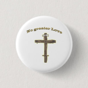 Geen Christelijke producten met meer liefde 2 Ronde Button 3,2 Cm