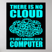 Geen Cloud Computer IT Tech Software Programmer Ge Poster (Voorkant)