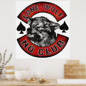 Geen clubbestuurder poster (Keuken)