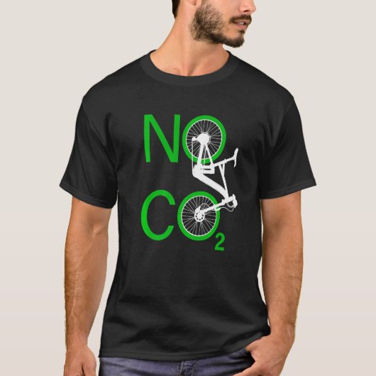 Geen CO2-biokeling tegen klimaatverandering T-shirt (Voorkant)