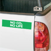 GEEN CO2 GEEN LEVEN BUMPERSTICKER (Op Truck)