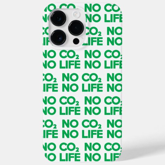GEEN CO2 GEEN LEVEN Case-Mate iPhone CASE (Achterkant)