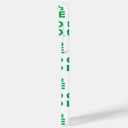 GEEN CO2 GEEN LEVEN Case-Mate iPhone CASE (Achterkant / Links)