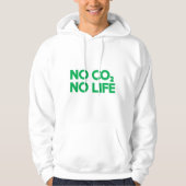 GEEN CO2 GEEN LEVEN HOODIE (Voorkant)