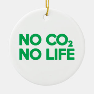 GEEN CO2 GEEN LEVEN KERAMISCH ORNAMENT