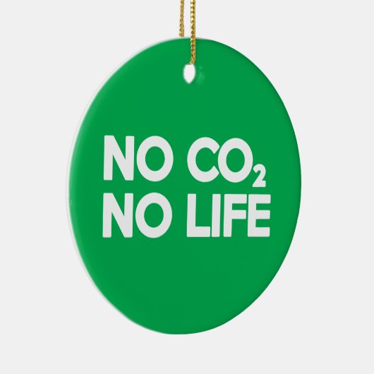 GEEN CO2 GEEN LEVEN KERAMISCH ORNAMENT (Rechts)