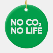 GEEN CO2 GEEN LEVEN KERAMISCH ORNAMENT (Achterkant)