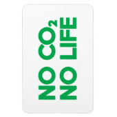 GEEN CO2 GEEN LEVEN MAGNEET (Verticaal)