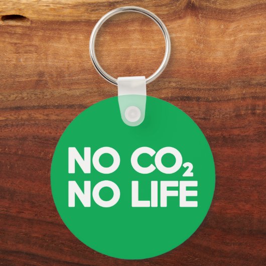 GEEN CO2 GEEN LEVEN SLEUTELHANGER (Achterkant)