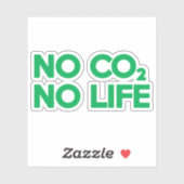 GEEN CO2 GEEN LEVEN STICKER (Vel)
