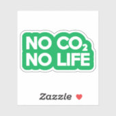 GEEN CO2 GEEN LEVEN STICKER (Vel)