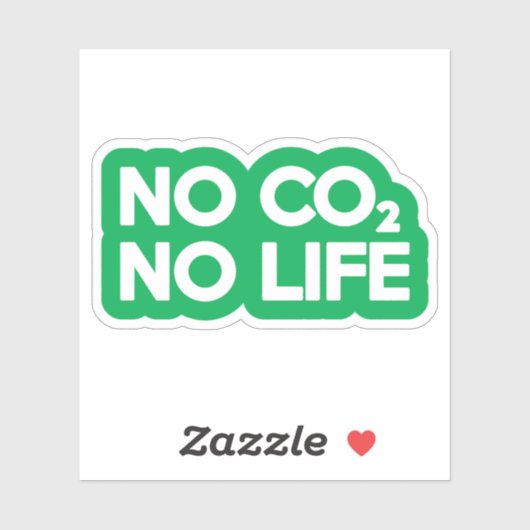 GEEN CO2 GEEN LEVEN STICKER (Vel)