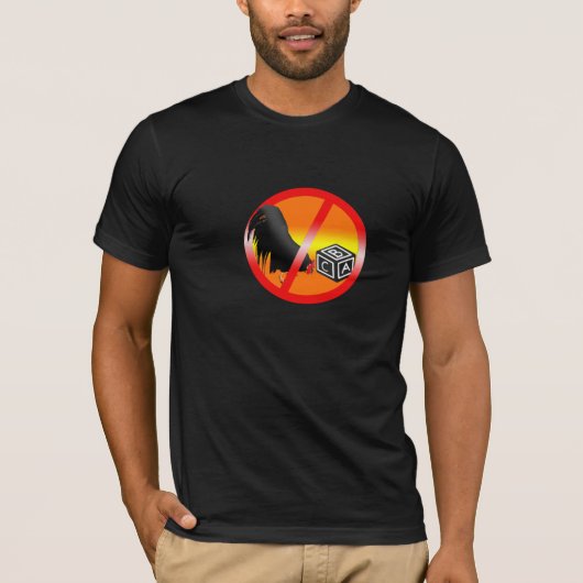 Geen Cockblocking Toegestaan T-shirt (Voorkant)