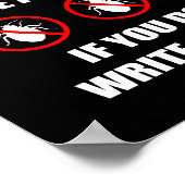 Geen code poster (Hoek)