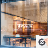 GEEN COLLECTEURS RAAMSTICKER (Cafe Raam)