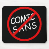 Geen Comic Sans Muismat (Voorkant)