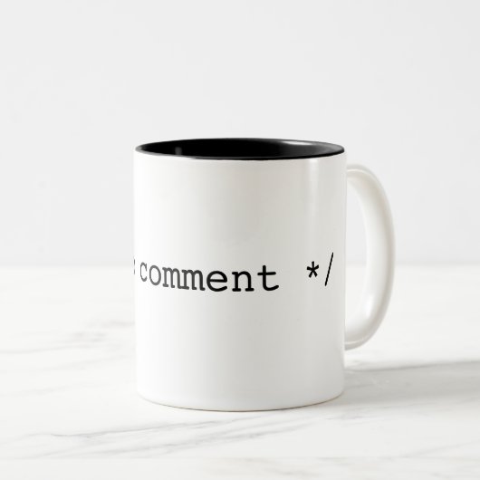 /*Geen commentaar*/ mok (Voorkant rechts)