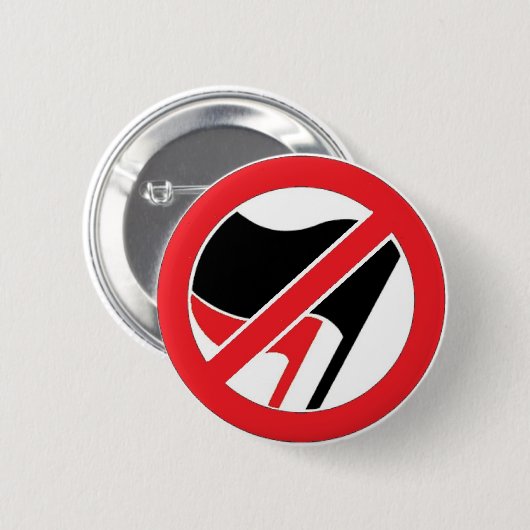 Geen Commies! Ronde Button 5,7 Cm (Voorkant /achterkant)