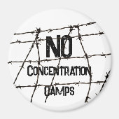 Geen concentratiekampen magneet (Voorkant)