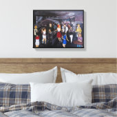 Geen controle schilderij van Alfred Fox Canvas Afdruk (Insitu (Slaapkamer))
