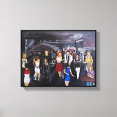 Geen controle schilderij van Alfred Fox Canvas Afdruk (Voorkant)
