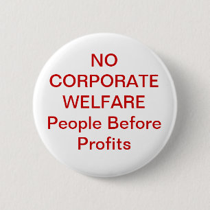 GEEN CORPORATE WELFARE RONDE BUTTON 5,7 CM
