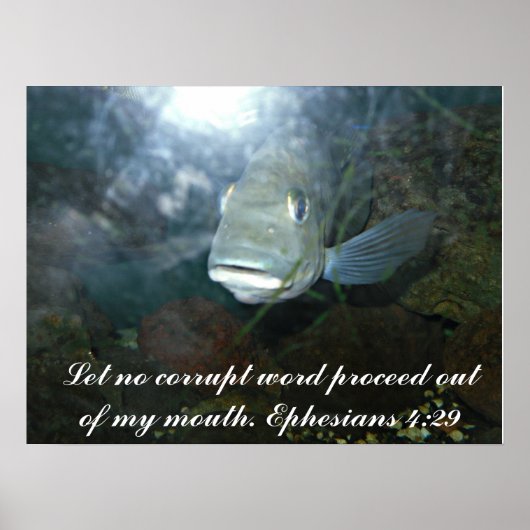 Geen corrupte woorden poster (Voorkant)