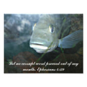 Geen corrupte woordfoto foto afdruk (Voorkant)