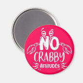 Geen Crabby Attitudes Stateroom Deur Marker Cruker Magneet (Voorkant / Achterkant)