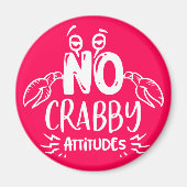 Geen Crabby Attitudes Stateroom Deur Marker Cruker Magneet (Voorkant)