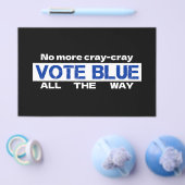 Geen Cray Cray meer, stem helemaal blauw Flyer (Enkel)