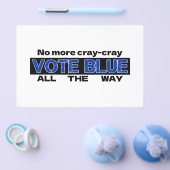 Geen Cray Cray meer, stem helemaal blauw Flyer (Enkel)