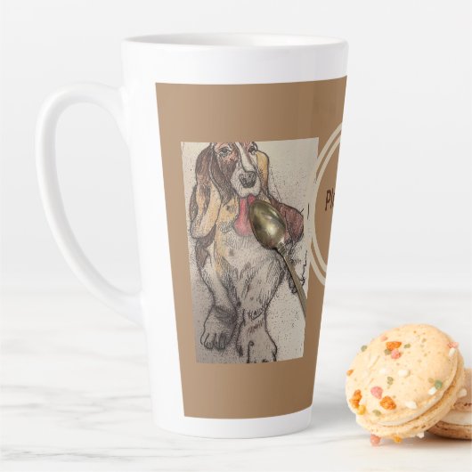 Geen crème alstublieft latte mok (In situ)