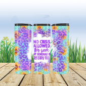 Geen crisis toegestaan... smalle Sarcastische prij Thermosbeker