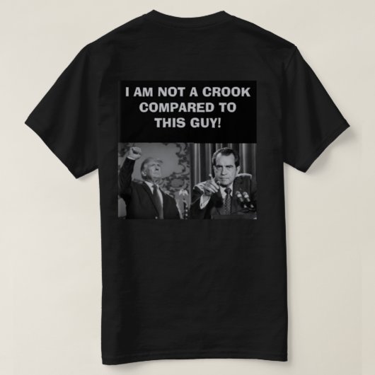 Geen Crook T-shirt (Design achterkant)