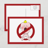 GEEN CRY BABIES BRIEFKAART (Voorkant / Achterkant)