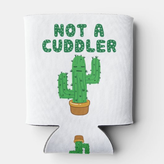 Geen Cuddler Funny Cactus Cacti Succulent Blikjeskoeler (Achterkant)