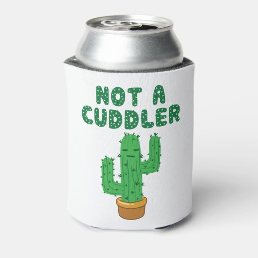 Geen Cuddler Funny Cactus Cacti Succulent Blikjeskoeler (Blikje Achterkant)