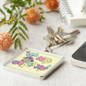 Geen Cupcake-Sleutelhanger Sleutelhanger (Zijkant)