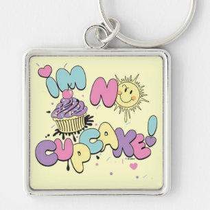 Geen Cupcake-Sleutelhanger Sleutelhanger