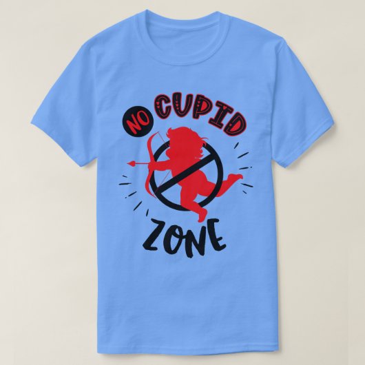 Geen Cupido Zone 1 T-shirt (Design voorkant)