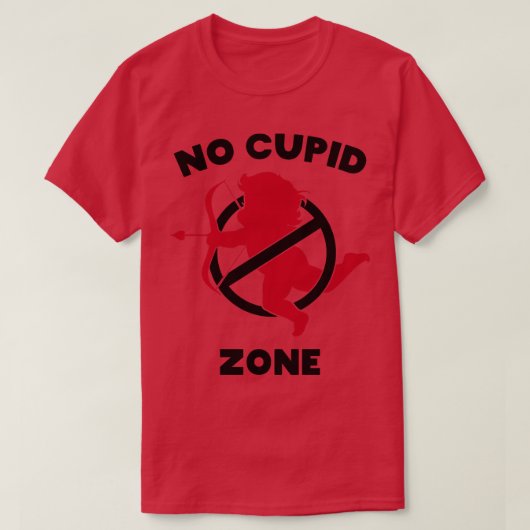 Geen Cupido Zone 3 T-shirt (Design voorkant)