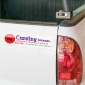 Geen curseur op een schoolbusteken/sticker bumpersticker (Op Truck)