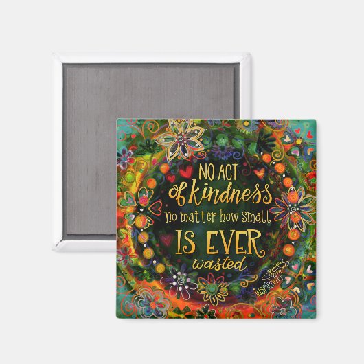 Geen daad van vriendelijkheid is kleine vriendelij magneet (Voorkant / Achterkant)