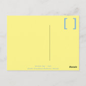 Geen dag // Huur Briefkaart (Achterkant)