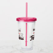 Geen dag over een Fabulous Tumbler reisbeker Acryl Drinkbeker (Rechts)