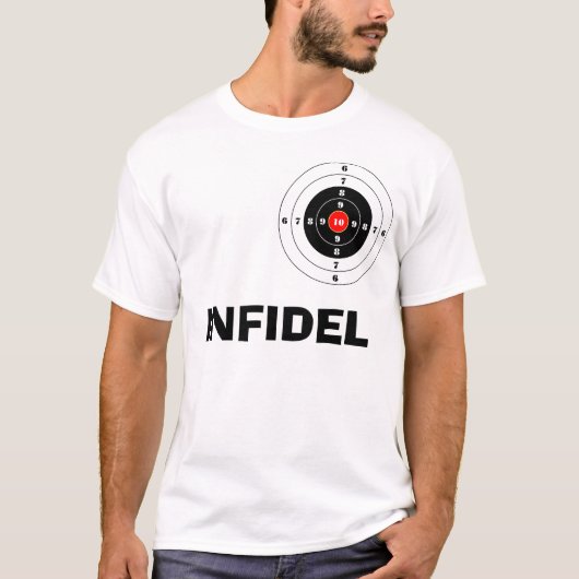 Geen darmen, geen glorie, Infidel T-shirt (Voorkant)