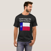 Geen Data Centers Texas T-shirt. T-shirt (Voorkant volledig)